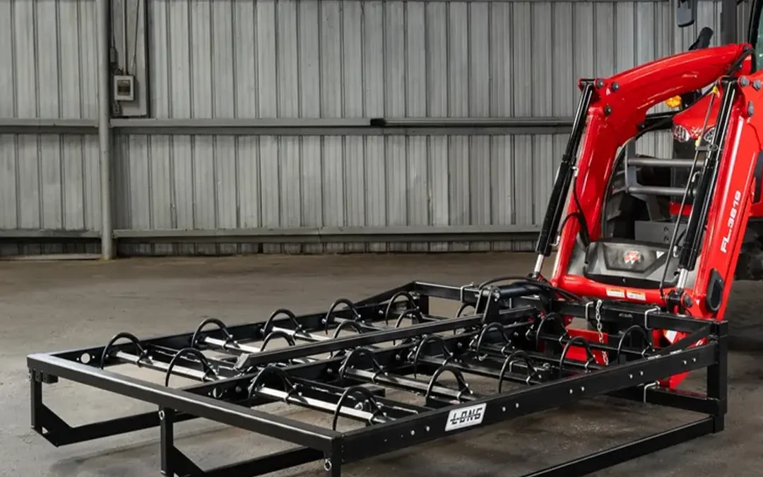 Hay Grapalator with Removable Rails